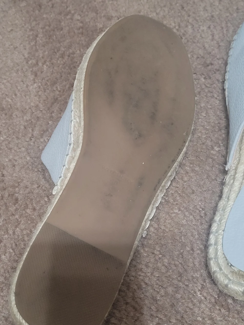 Silver Espadrilles